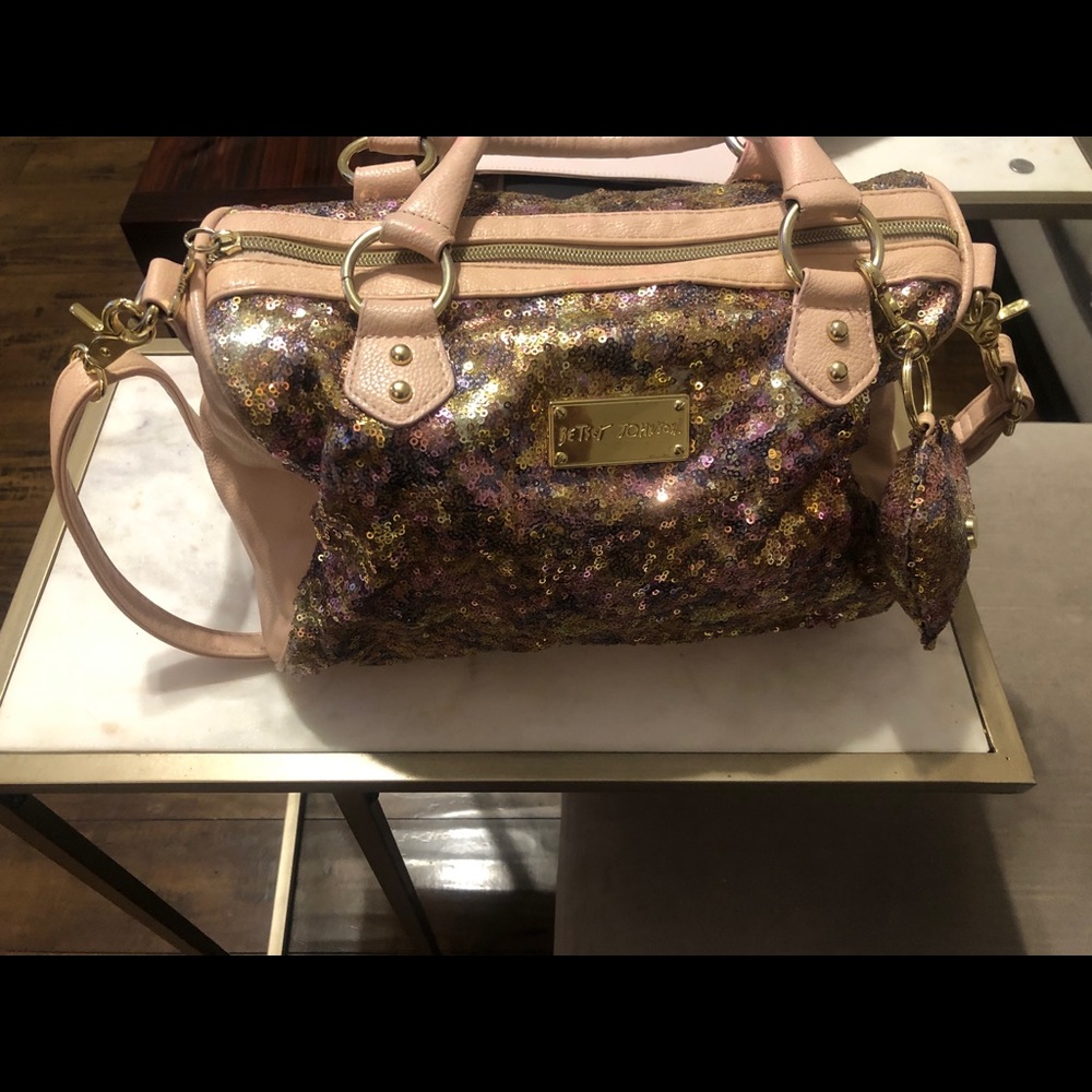 Super sparkly Betsey Johnson bag